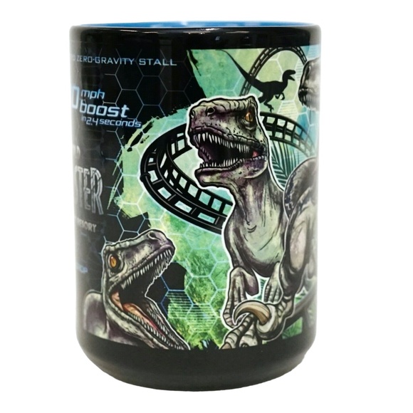 Universal Studios Jurassic World VelociCoaster Mug - Picture 4 of 4